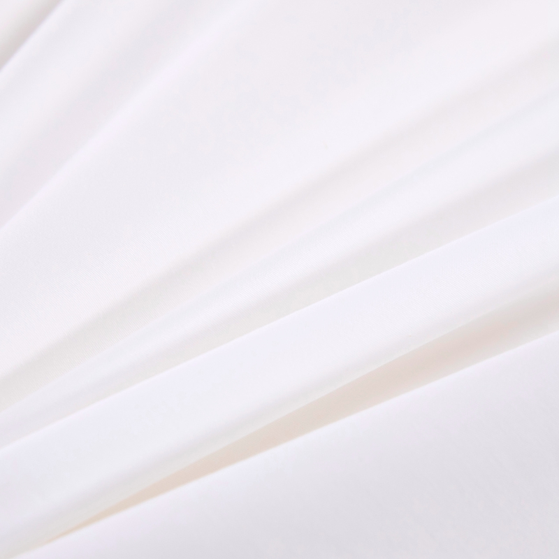 6080S 400TC 100% pamut szatén sima fehér szállodai ágyneműgarnitúra 6080S 400TC 100% pamut szatén sima fehér szállodai ágyneműgarnitúra