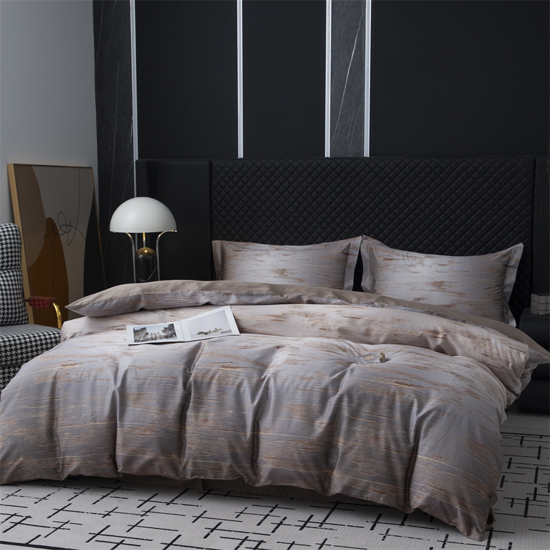 100S pamut új dizájnú digitális nyomtatott ágyneműkészlet 100S pamut új dizájnú digitális nyomtatott ágyneműkészlet