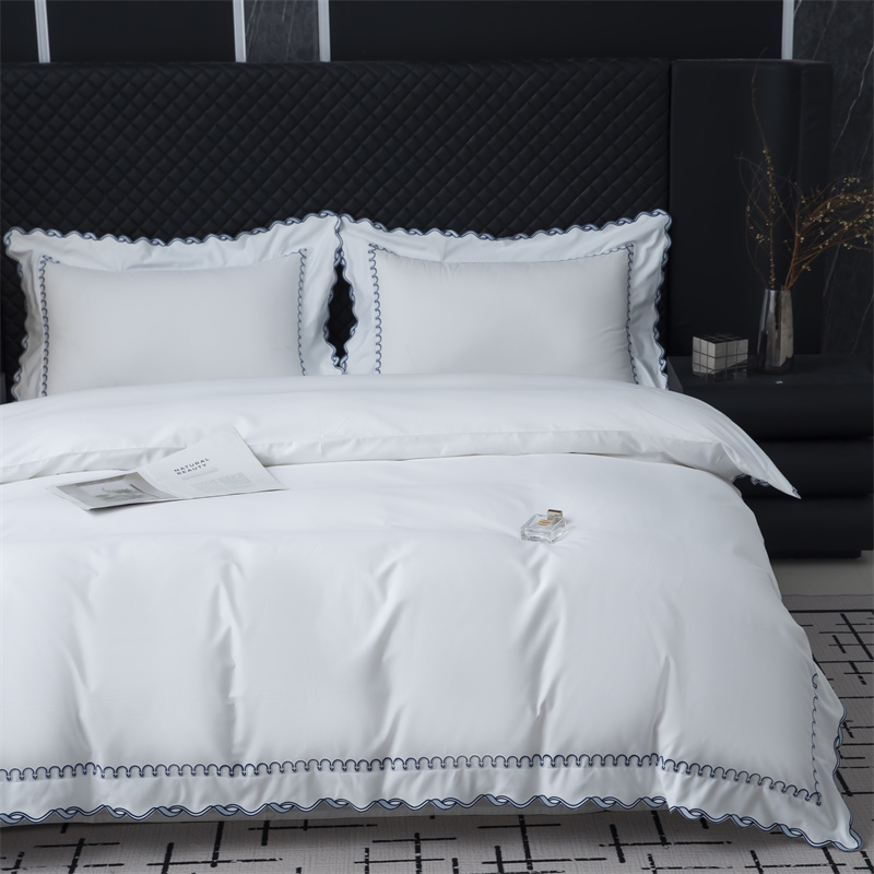 Kiváló hímző szabású 350TC pamut szatén ágyneműkészlet Kiváló hímző szabású 350TC pamut szatén ágyneműkészlet