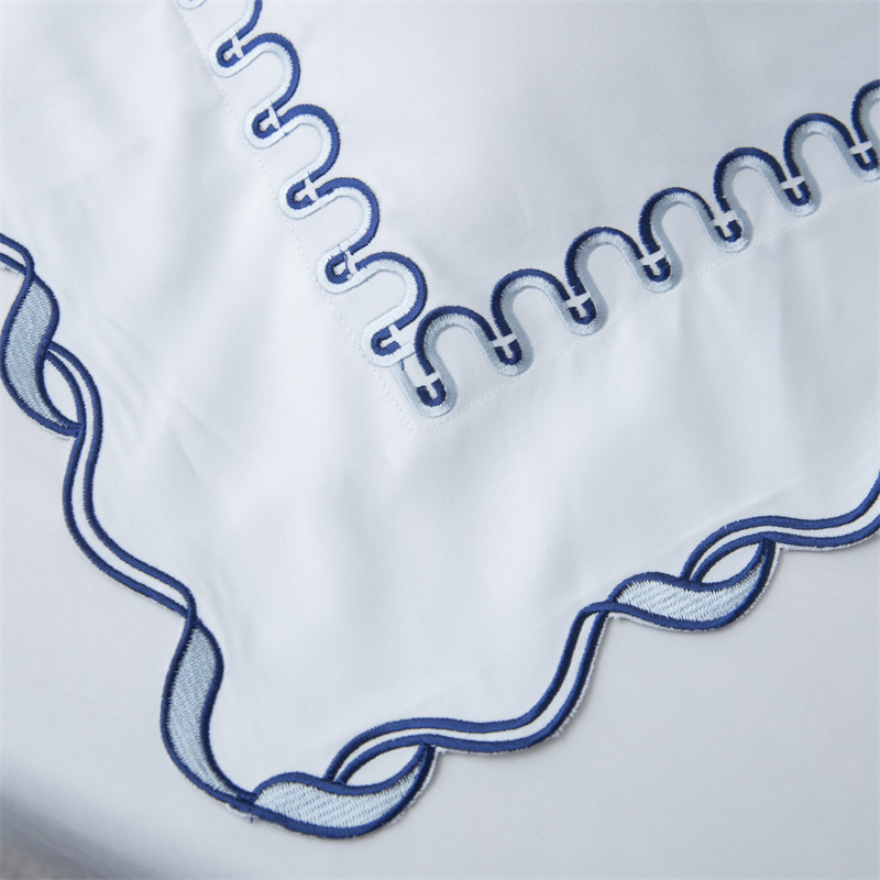 Kiváló hímző szabású 350TC pamut szatén ágyneműkészlet Kiváló hímző szabású 350TC pamut szatén ágyneműkészlet