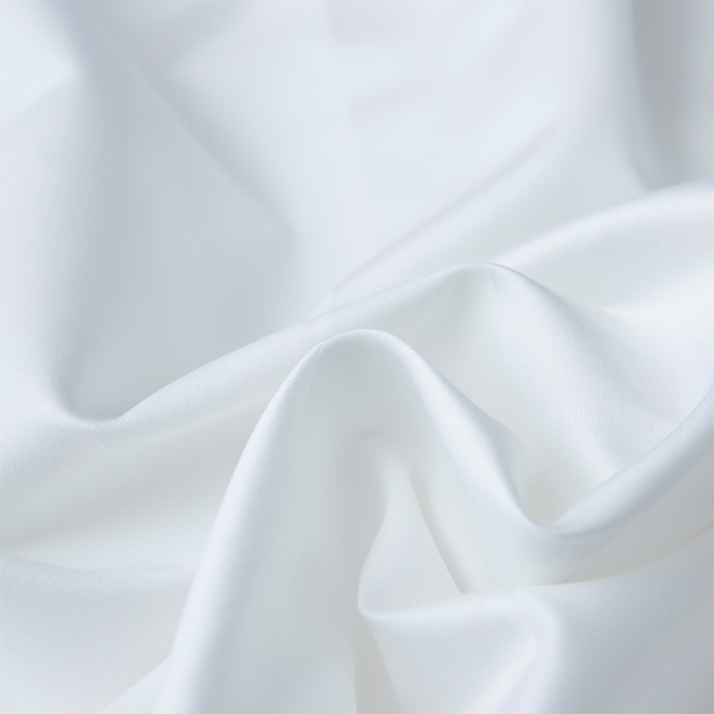 7 cm-es szaténcsíkos sima fehér 750TC 100% pamut ötcsillagos szállodai ágyneműgarnitúra 7 cm-es szaténcsíkos sima fehér 750TC 100% pamut ötcsillagos szállodai ágyneműgarnitúra