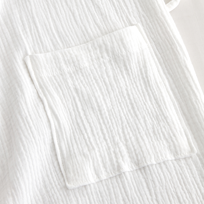 Kétrétegű géz pamutszövet kendő gallér Hotel fürdőköpeny Kétrétegű géz pamutszövet kendő gallér Hotel fürdőköpeny