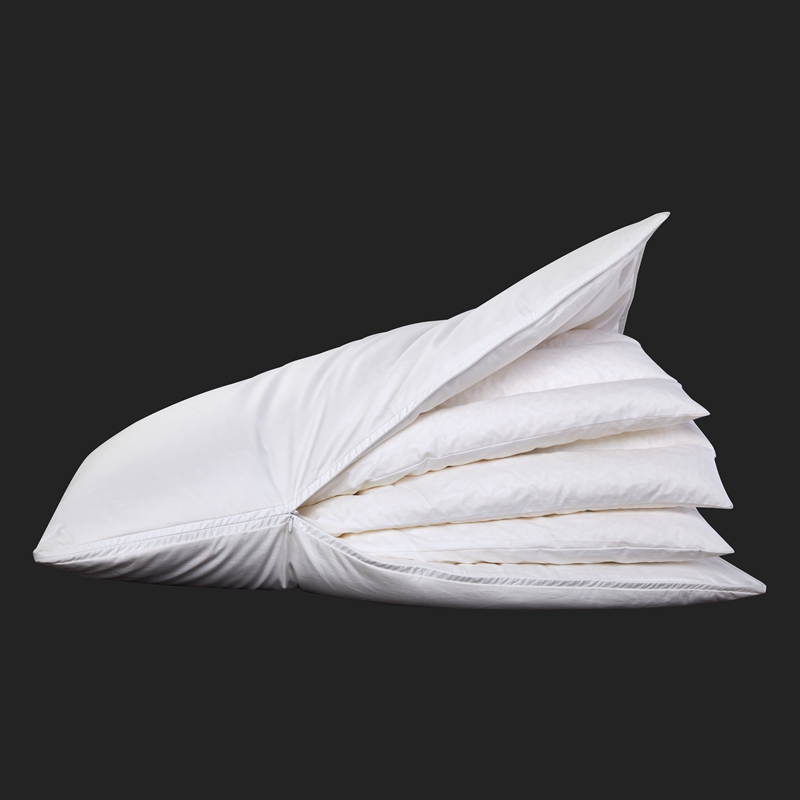 Állítható magasságú párna ötrétegű, L alakú hosszú cipzáras párna